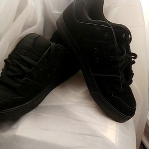 DC Pure Black Skater Shoes